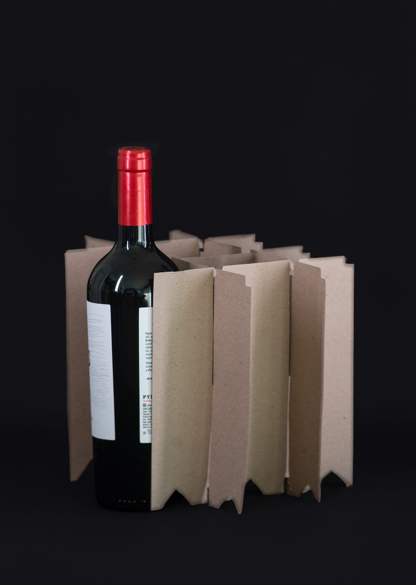 Separadores de cartón para botellas